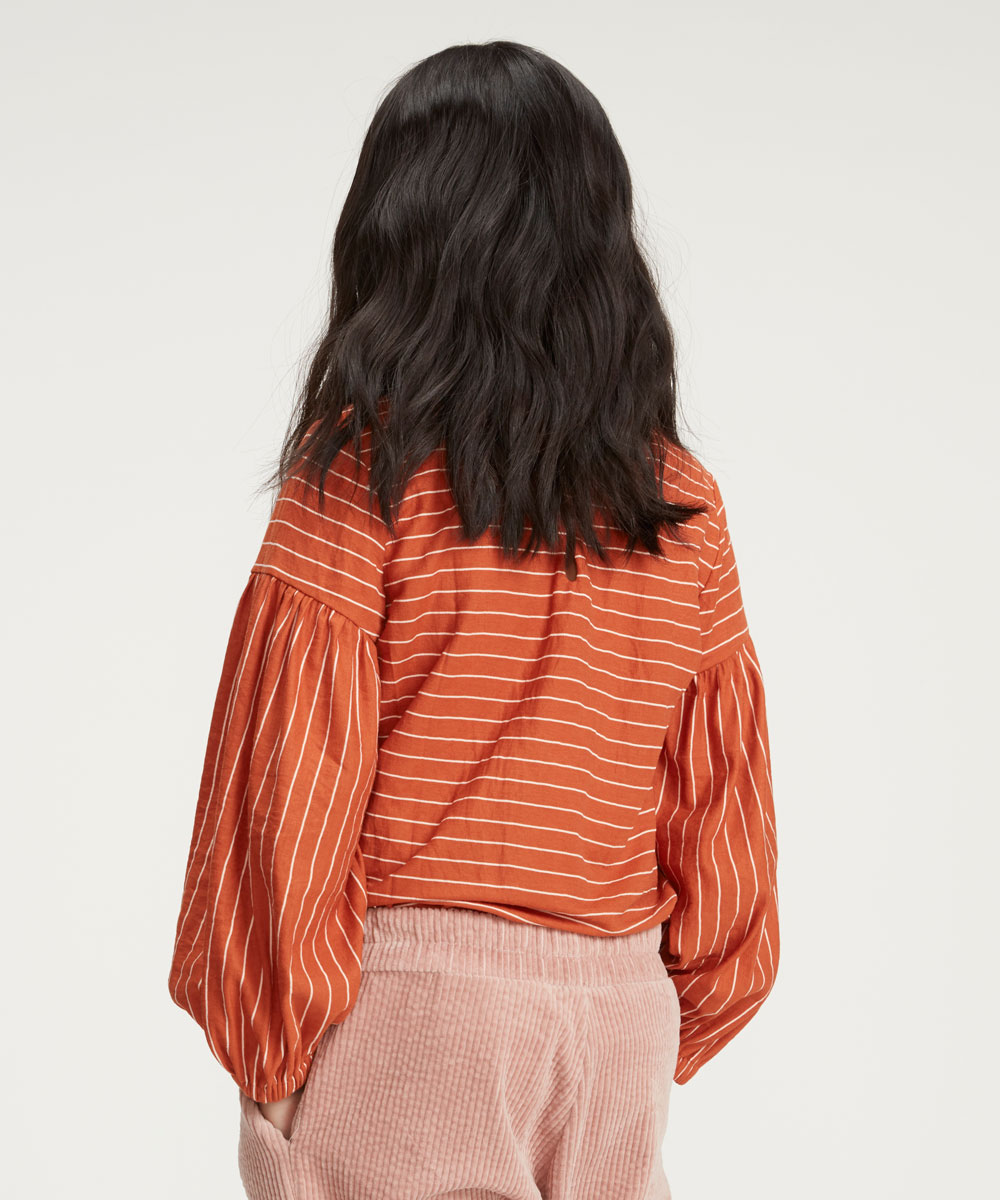                                                                                                                       Carmine stripes blouse 